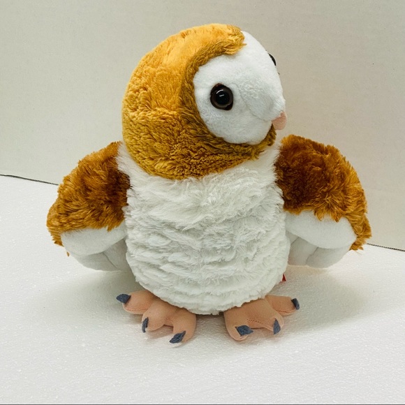 Wild Republic Barn Owl Plush Stuffed Animal Wildlife Toy Brown White Realistic - Picture 4 of 10